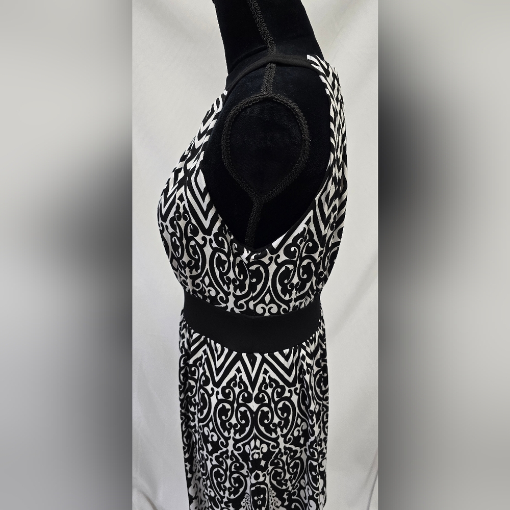 WHBM women S halter fit flare dress skater whimsy goth coastal  wedding - Picture 7 of 11